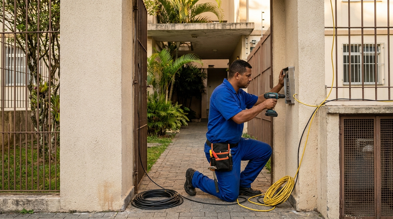 Instalacao de interfone profissional em Cuiabá‑MT